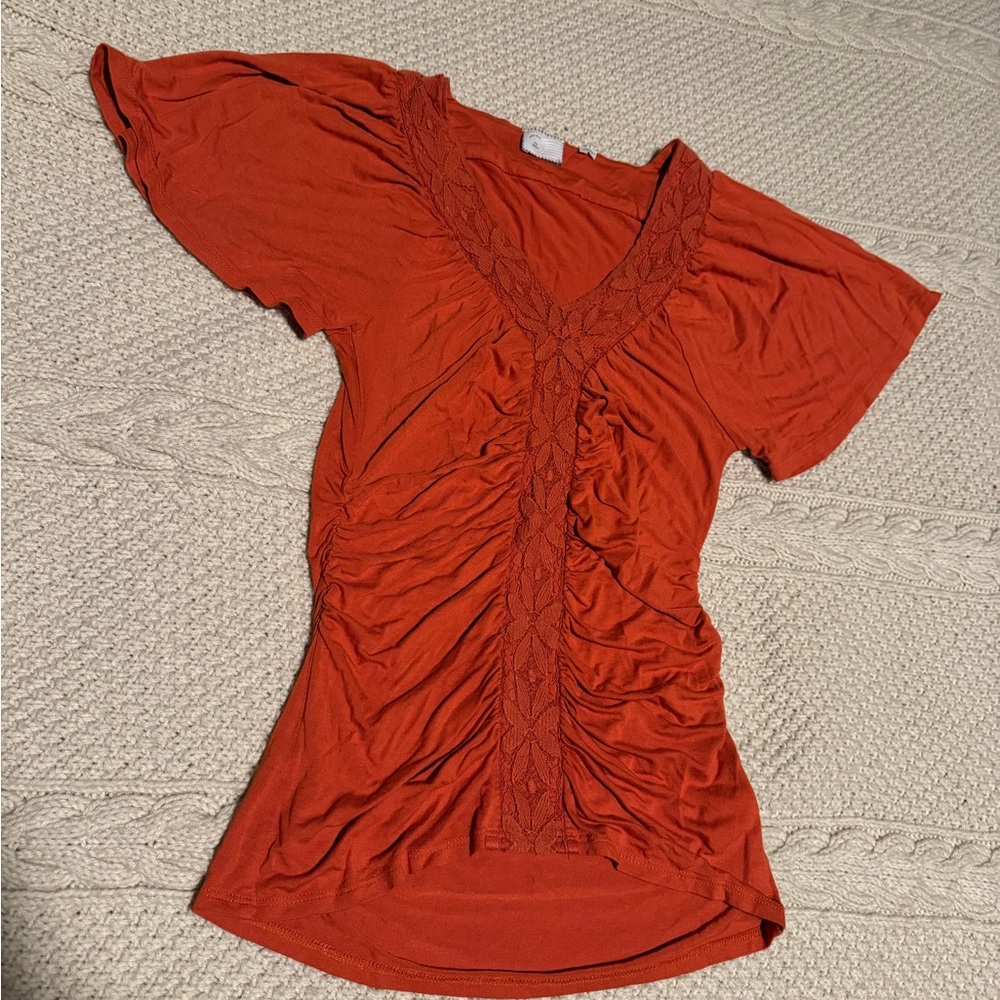 Women's Rust Top SZ S
